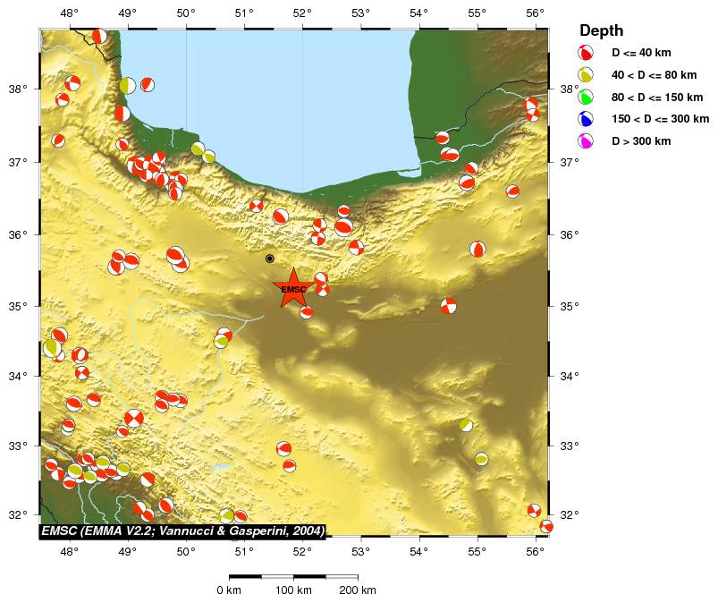 Regional moment Tensor