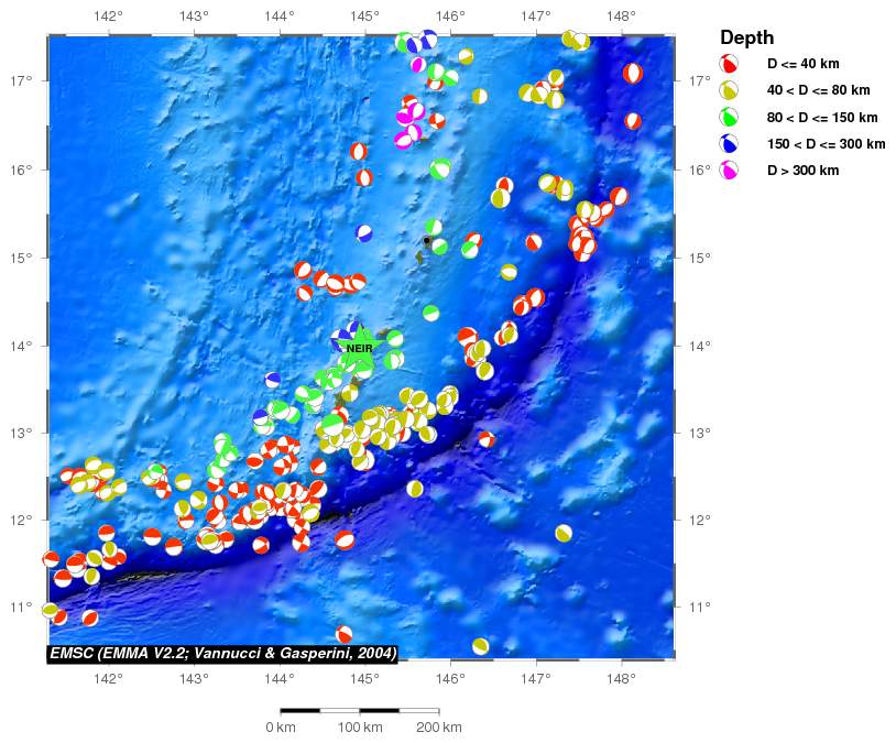 Regional moment Tensor