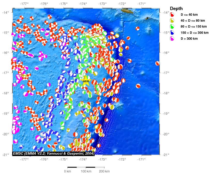 Regional moment Tensor