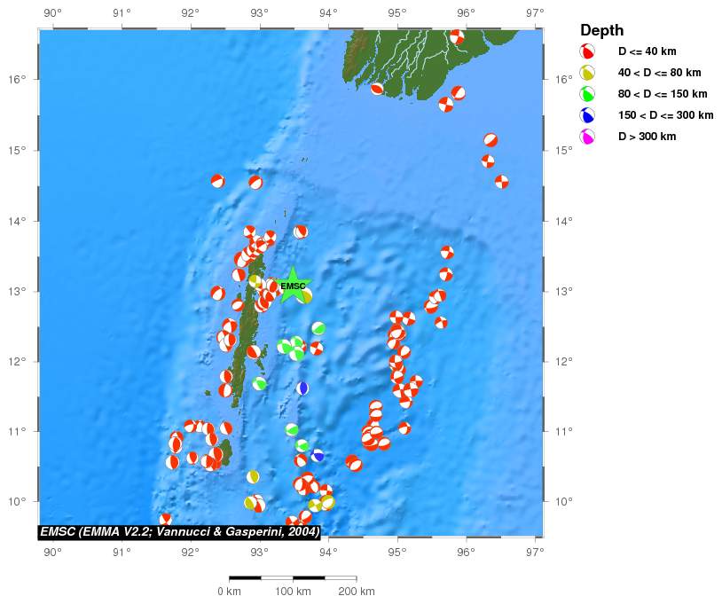Regional moment Tensor