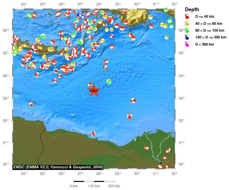 Regional moment Tensor