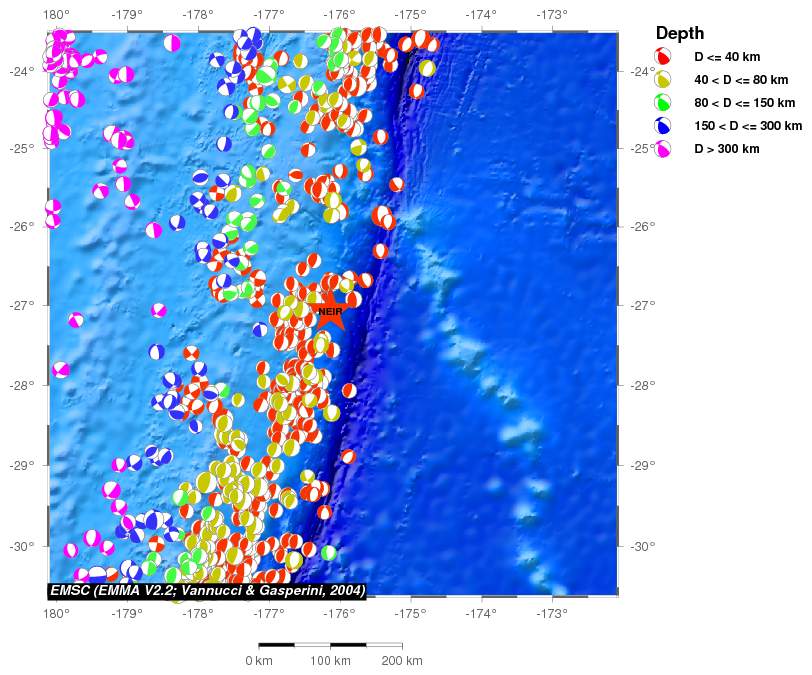 Regional moment Tensor