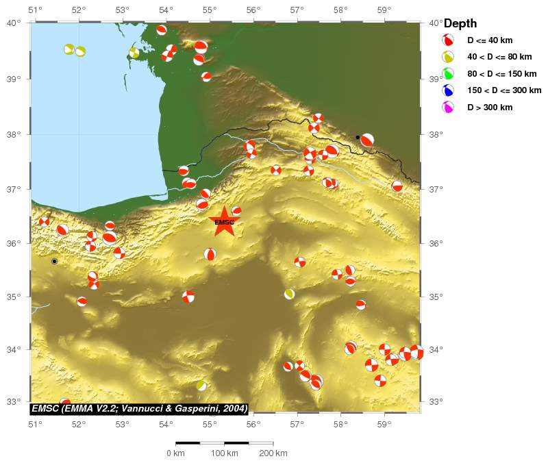 Regional moment Tensor