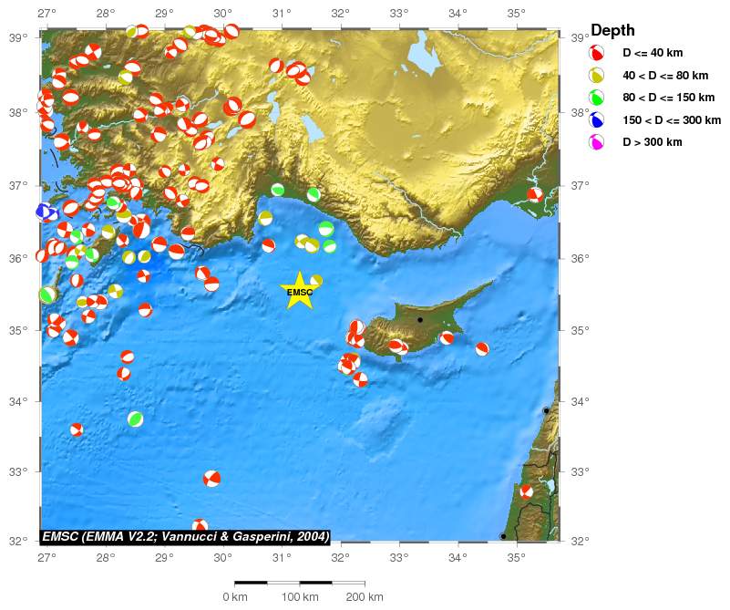 Regional moment Tensor
