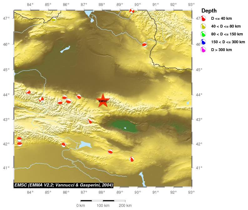 Regional moment Tensor