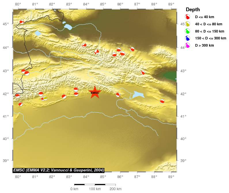 Regional moment Tensor