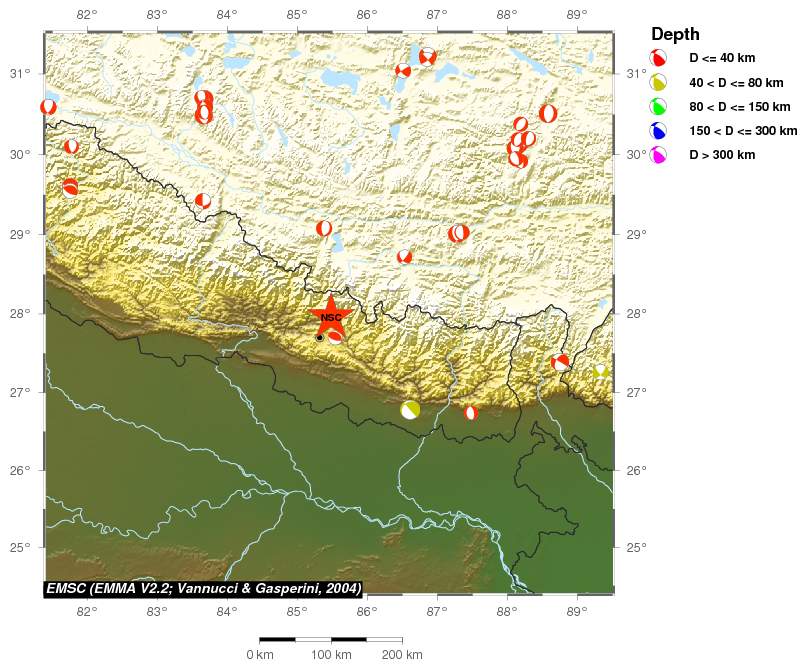 Regional moment Tensor