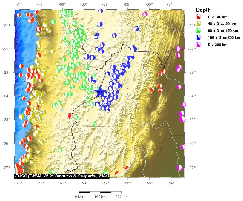 Regional moment Tensor