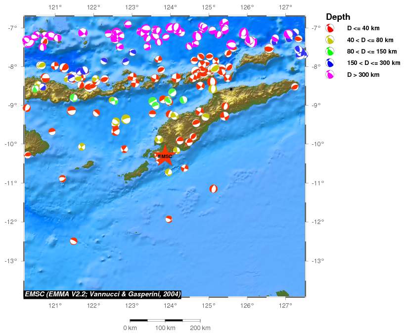 Regional moment Tensor