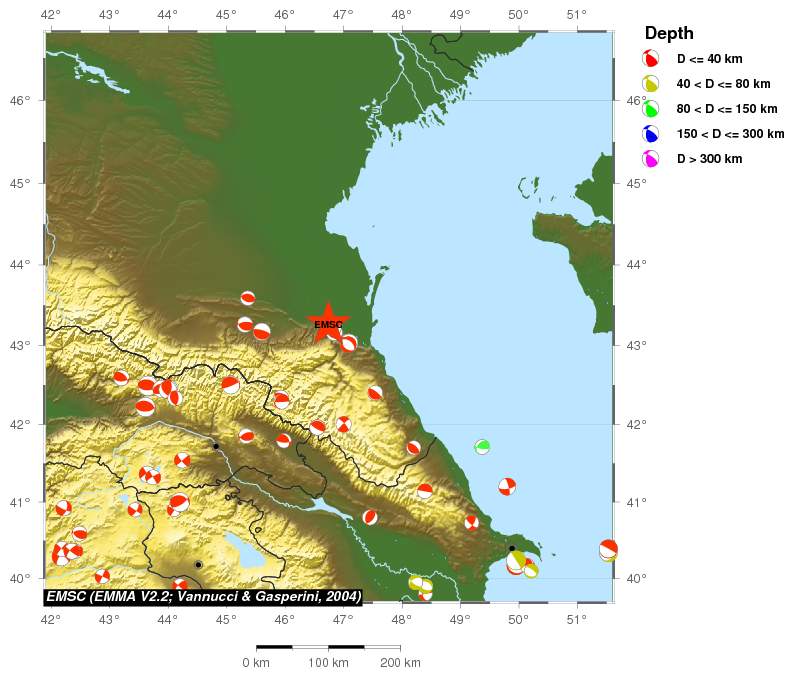 Regional moment Tensor
