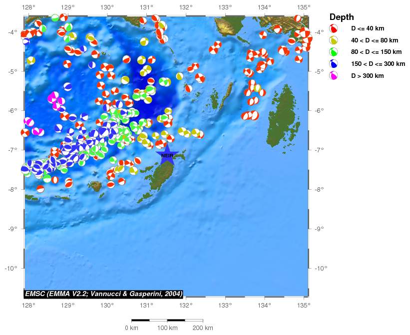 Regional moment Tensor