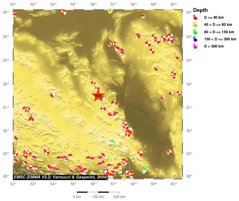 Regional moment Tensor