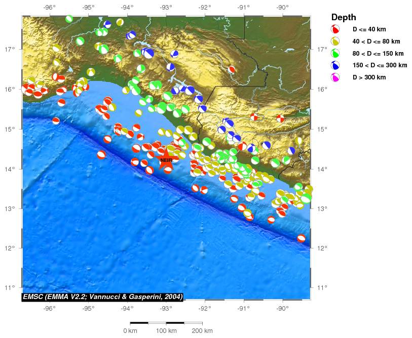 Regional moment Tensor