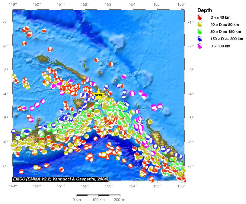 Regional moment Tensor