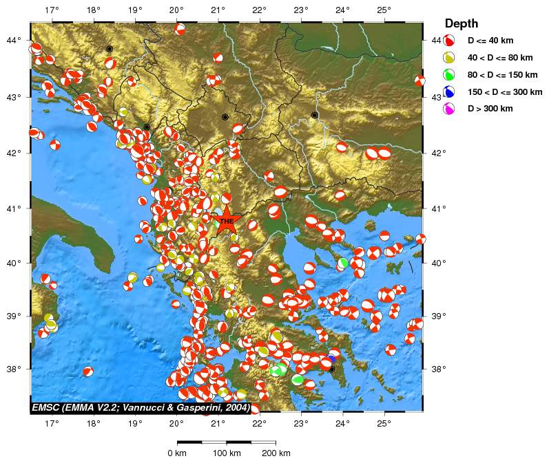 Regional moment Tensor