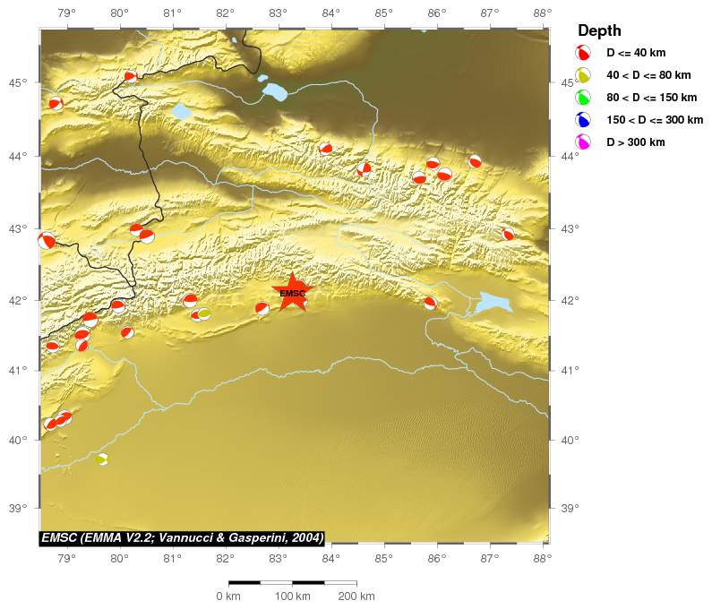 Regional moment Tensor
