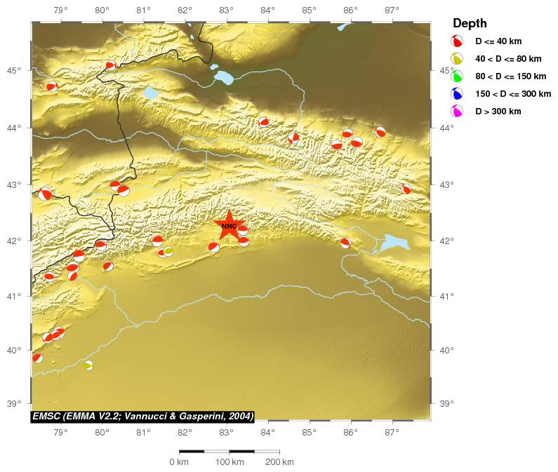Regional moment Tensor