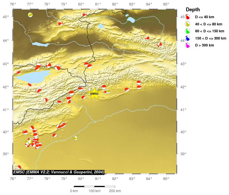 Regional moment Tensor