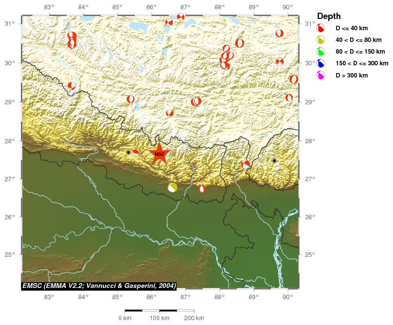 Regional moment Tensor