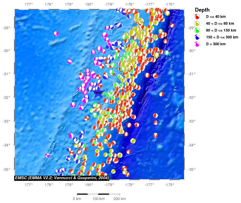 Regional moment Tensor