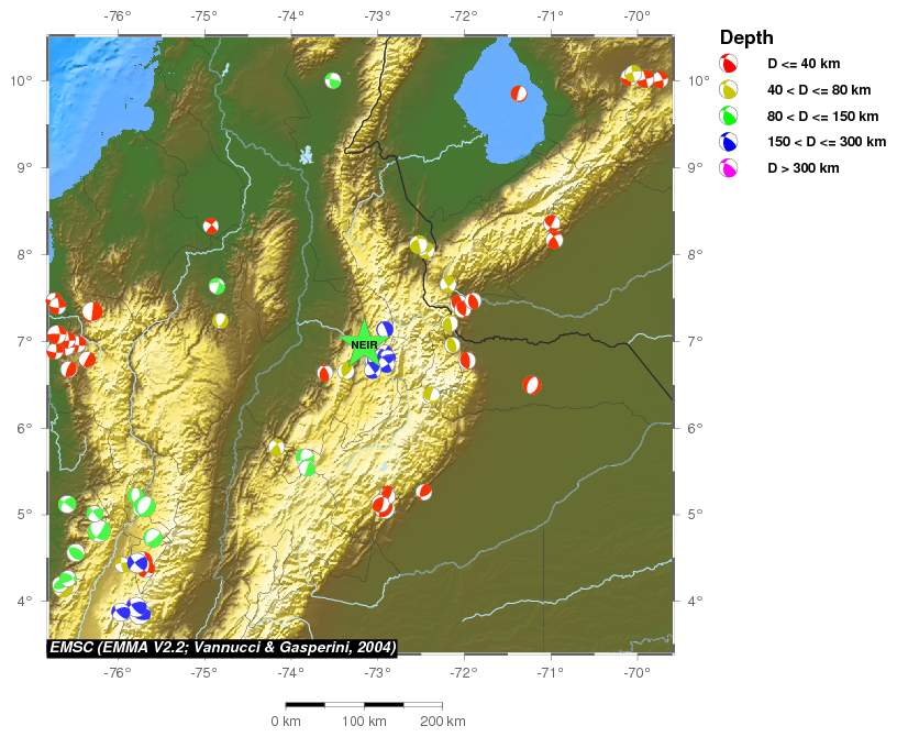 Regional moment Tensor