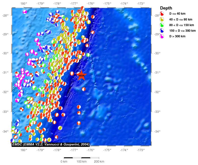 Regional moment Tensor