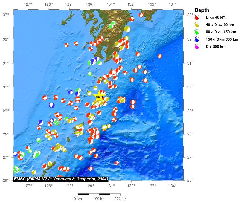 Regional moment Tensor