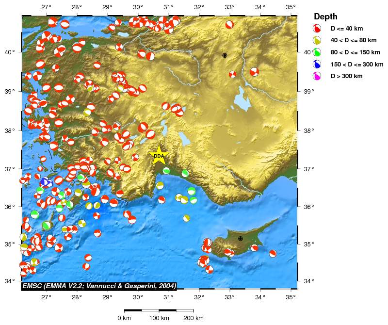 Regional moment Tensor