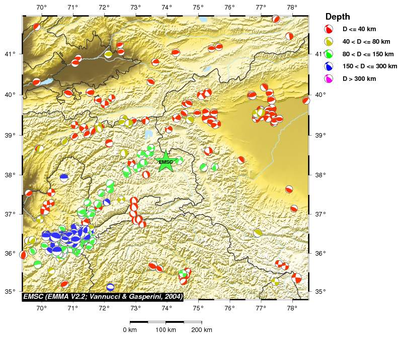 Regional moment Tensor