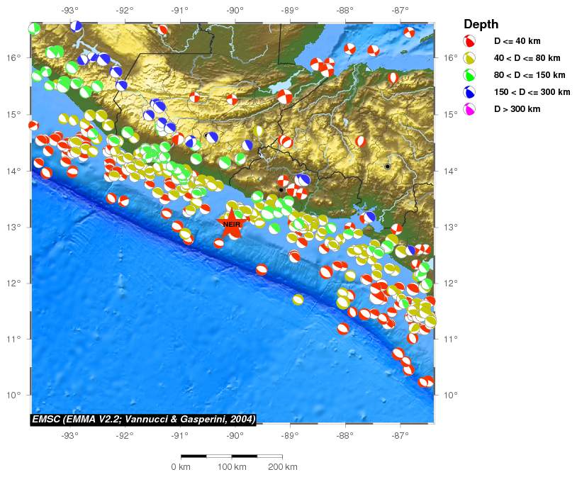 Regional moment Tensor