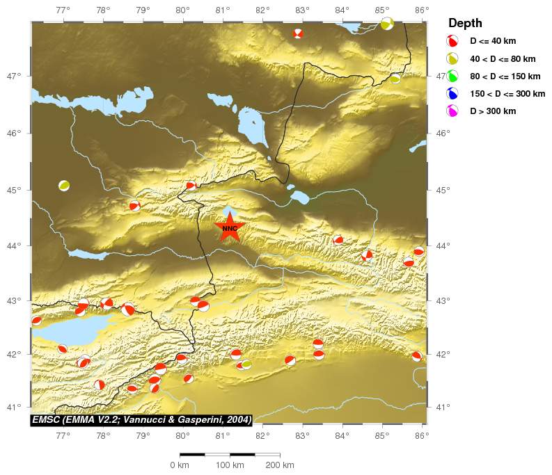 Regional moment Tensor