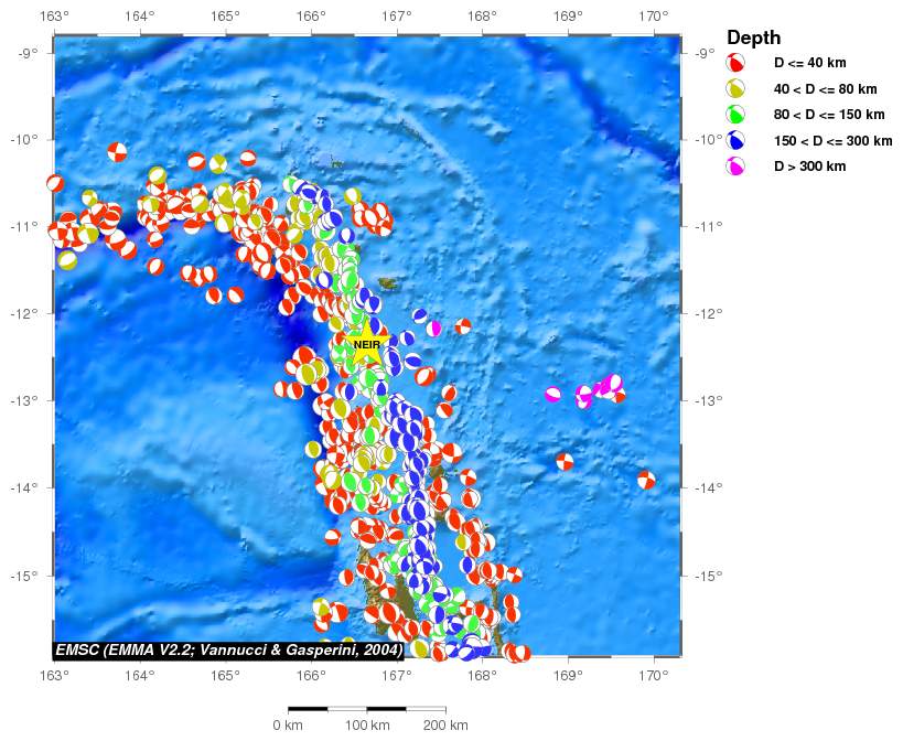 Regional moment Tensor