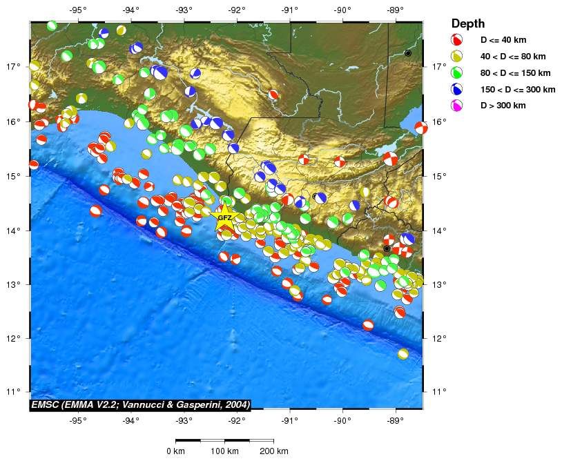 Regional moment Tensor