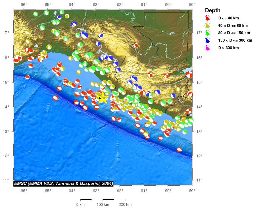 Regional moment Tensor