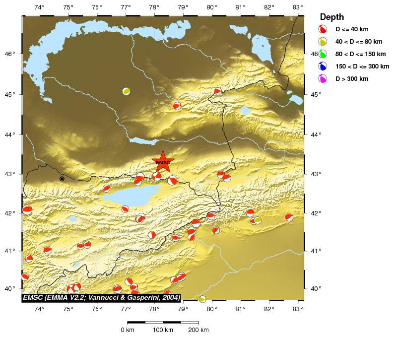 Regional moment Tensor