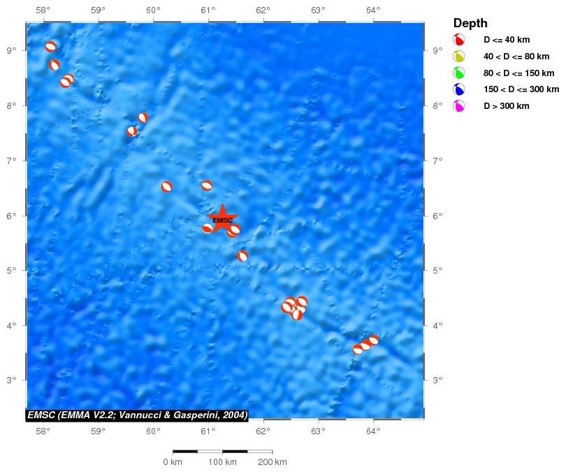 Regional moment Tensor