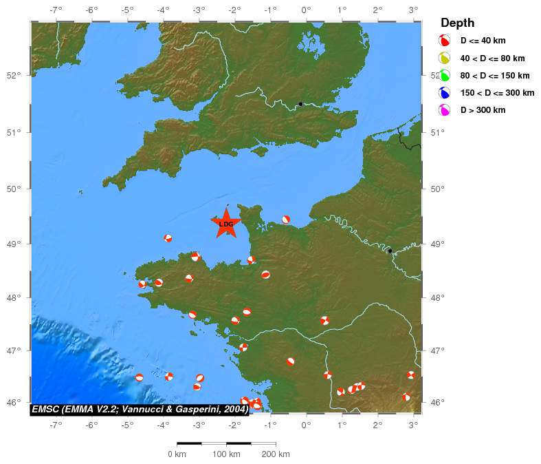Regional moment Tensor