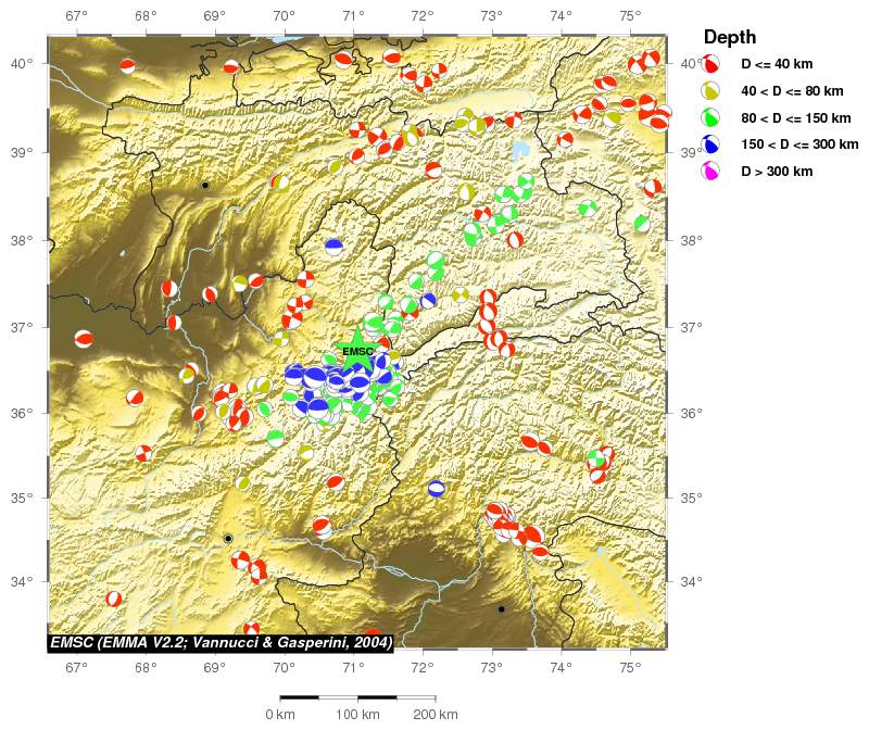 Regional moment Tensor