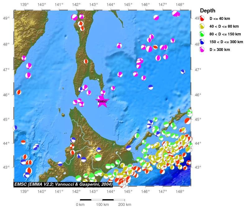 Regional moment Tensor