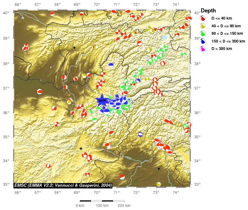 Regional moment Tensor