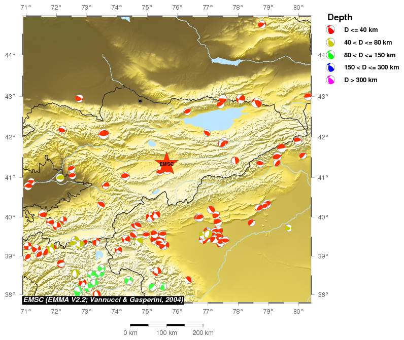Regional moment Tensor