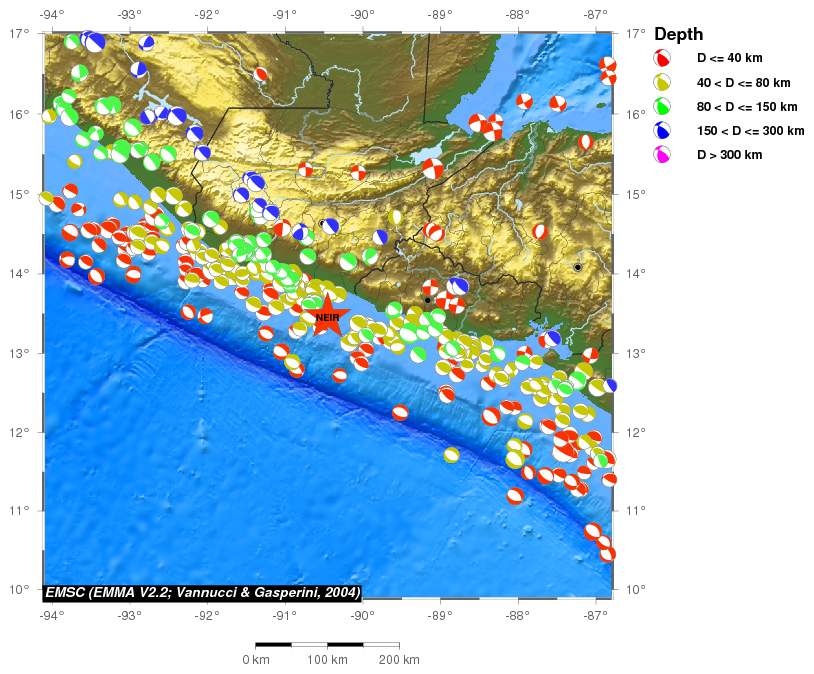 Regional moment Tensor