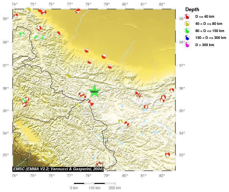 Regional moment Tensor