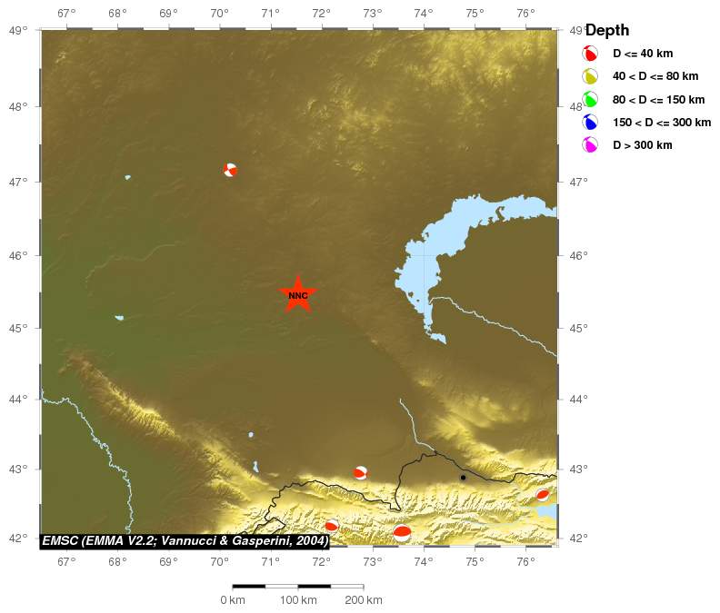 Regional moment Tensor
