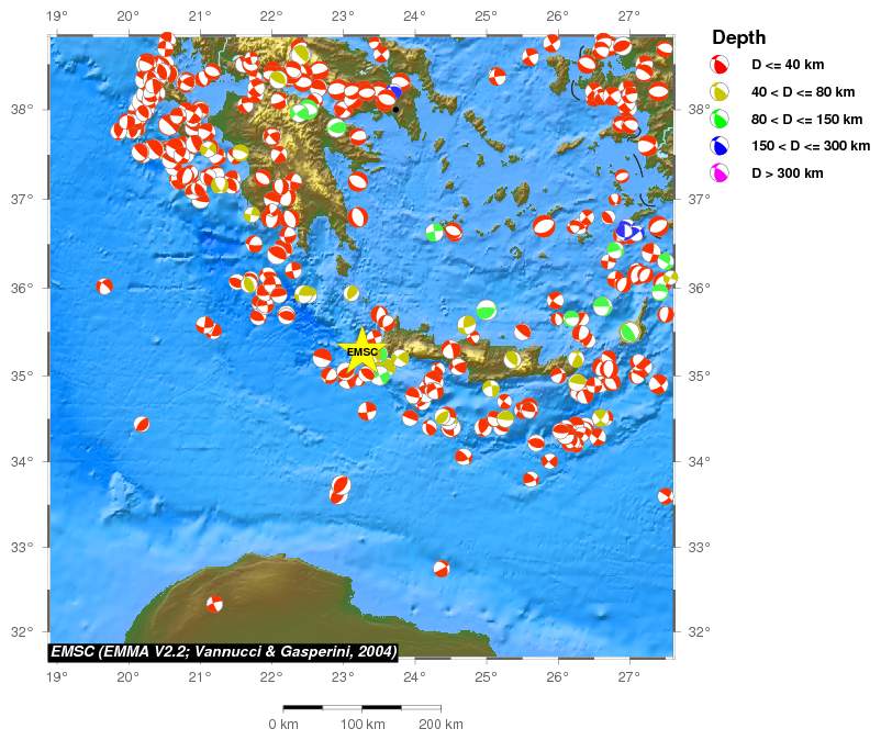 Regional moment Tensor
