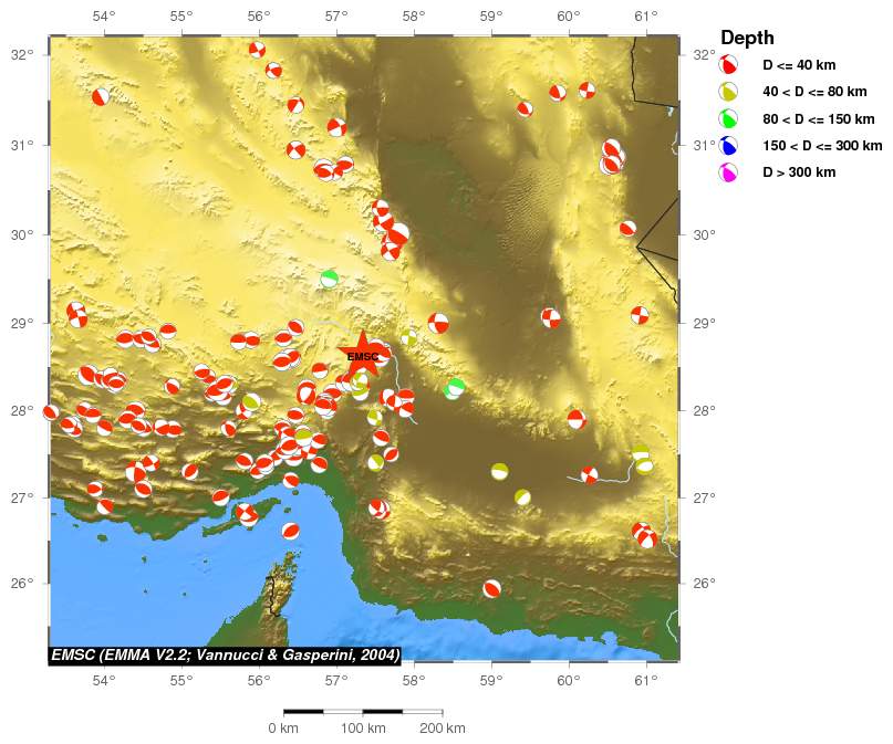 Regional moment Tensor