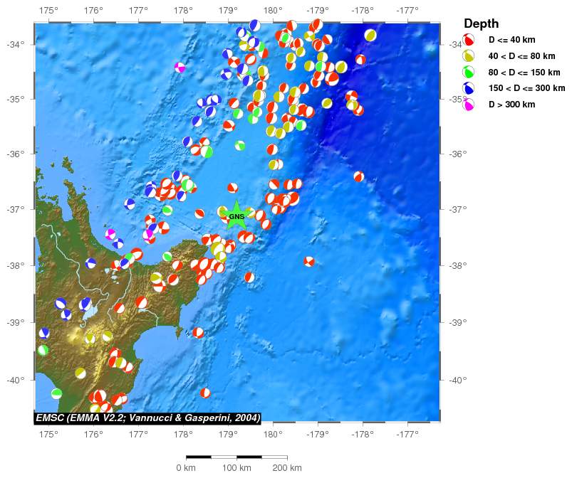 Regional moment Tensor