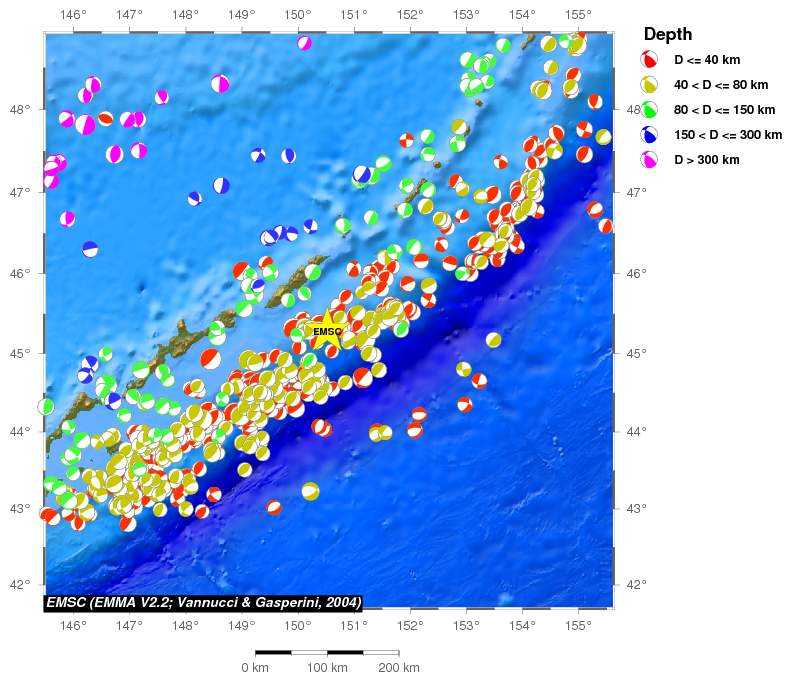 Regional moment Tensor