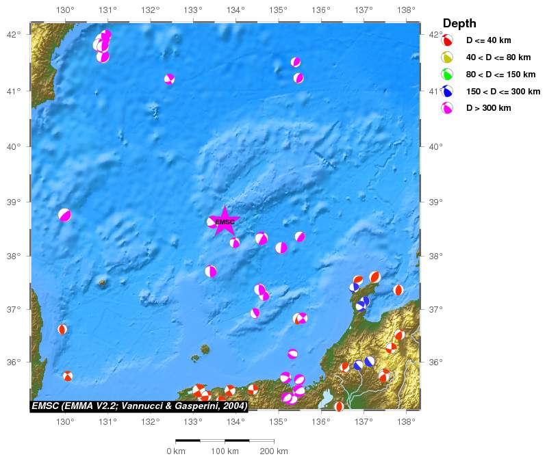 Regional moment Tensor
