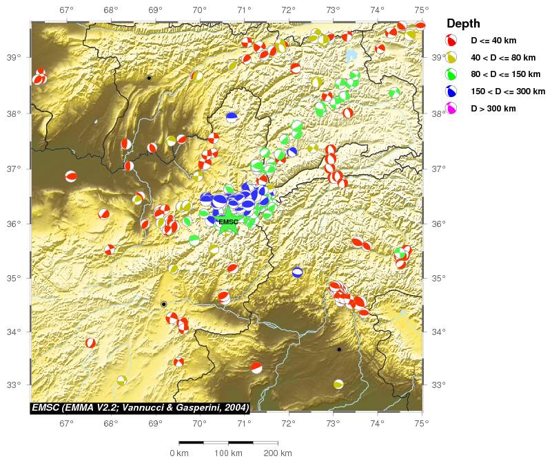 Regional moment Tensor